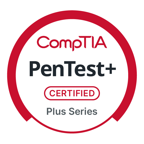 CompTIA PenTest+ certification badge